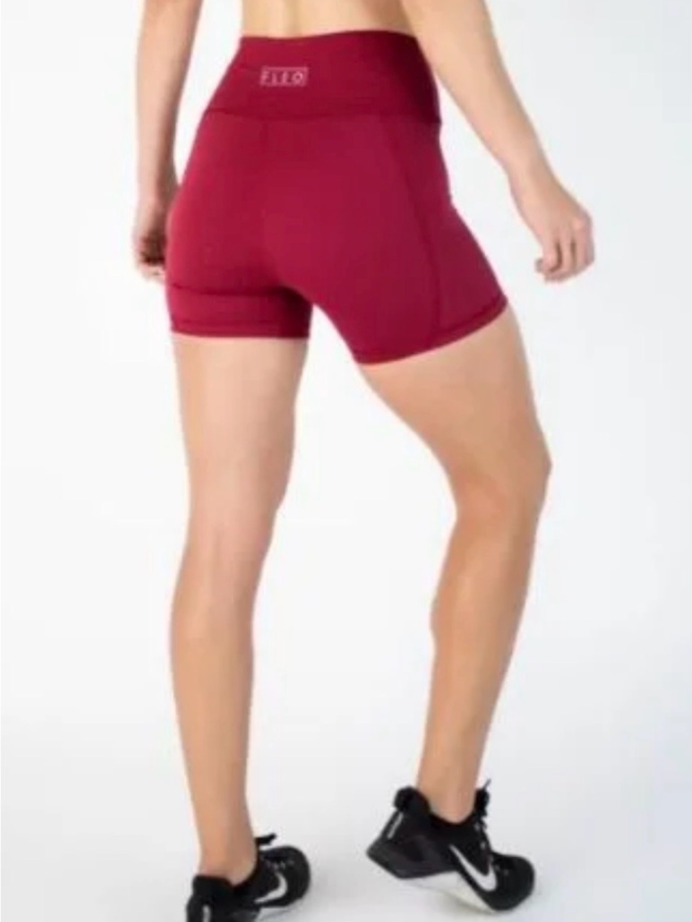 FLEO Signature Shorts True High Contour Active Shorts Maroon Athletic Small